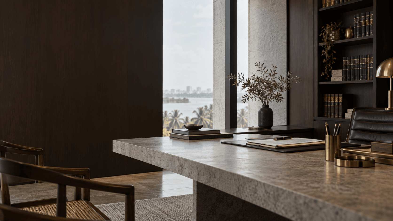 Contemporary HA&Co. legal workspace in Kochi